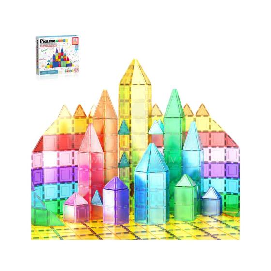 PICASSO TILES Magnetic constructor 61 pcs., PT61