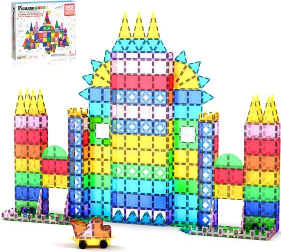 PICASSO TILES Magnetic constructor 3D 152 pcs., PT152