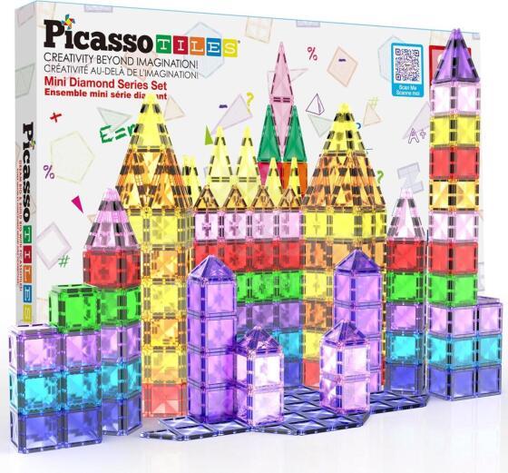 PICASSO TILES Magnetic constructor 80 pcs., PTM80