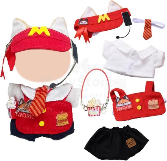 Kidsworld Doll Cloth Art.287802 Apģērbu komplekts lellēm, 17 cm augstuma