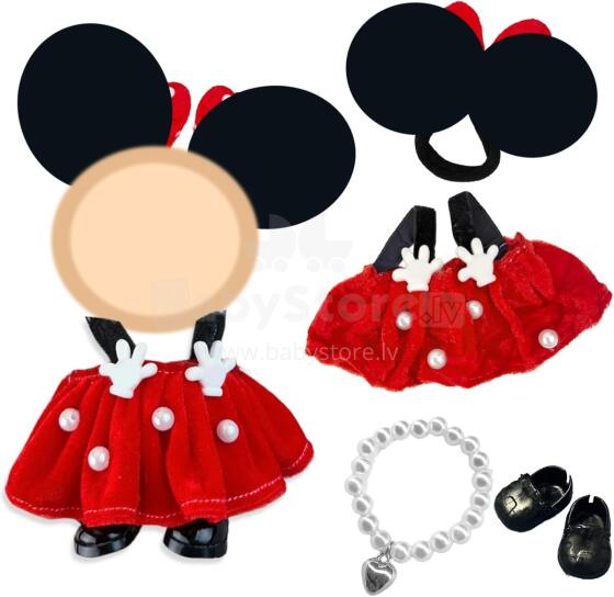 Kidsworld Doll Cloth Minnie Art.287806 Набор одежды для кукол высотой 17 см