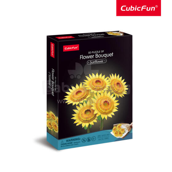 CUBICFUN 3D Puzzle Flower Bouquet - Sunflowers