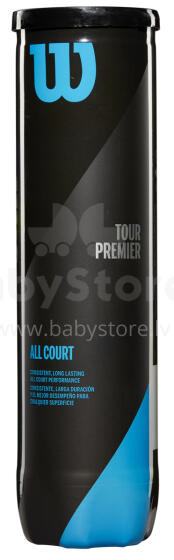 WILSON TOUR PREMIER ALL COURT TENISA BUMBIŅAS ( 4 BUMBU TUBS ) 