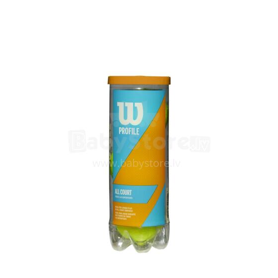 WILSON PROFILE ALL COURT TENISA BUMBIŅAS (3 BUMBU TUBS)