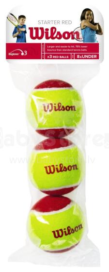 WILSON STARTER RED BALLS  ( 3 gb. )