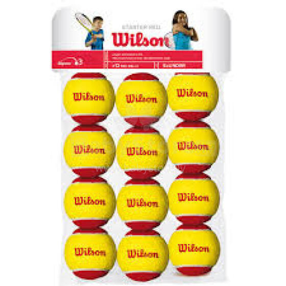 WILSON STARTER RED BALLS (12 pcs.)