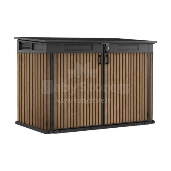 Garden shed Deco Horizontal Shed warm brown tone