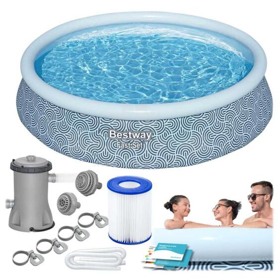 Bestway 57376N 396 x 84 cm 9-in-1 Inflatable Pool