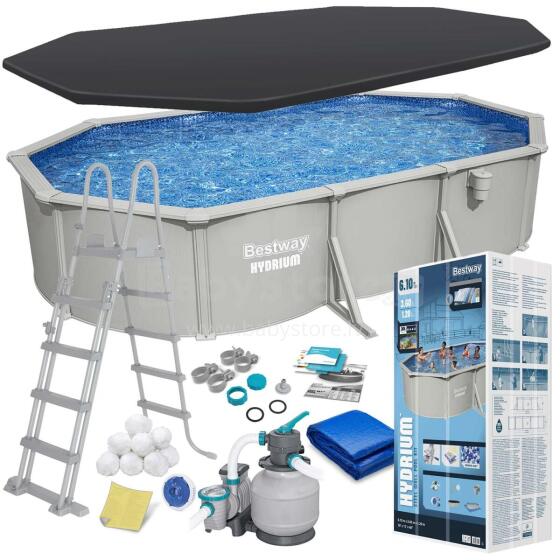 Year-Round Panel Pool 610x366x122 cm 13in1 Bestway 56369