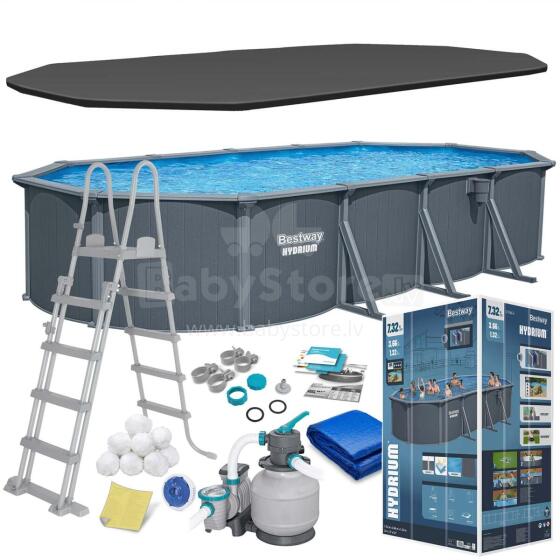 Year-Round Panel Pool 732x366x132 cm 13in1 Bestway 561CW
