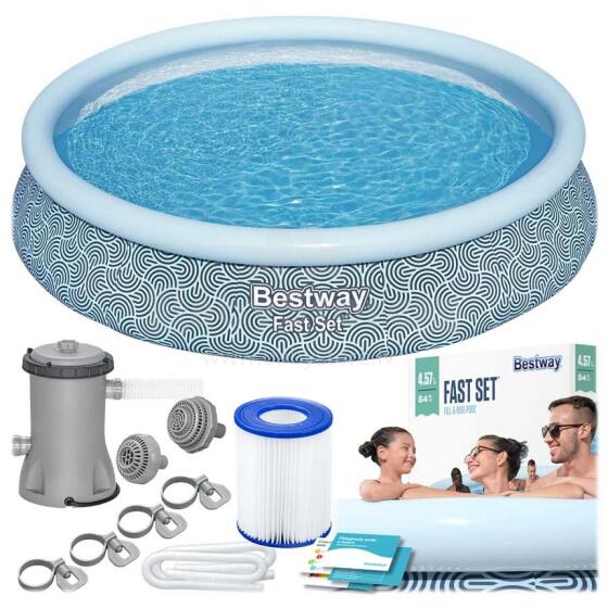 Bestway 57313NN 457 x 84 cm 9-in-1 virsmas baseins