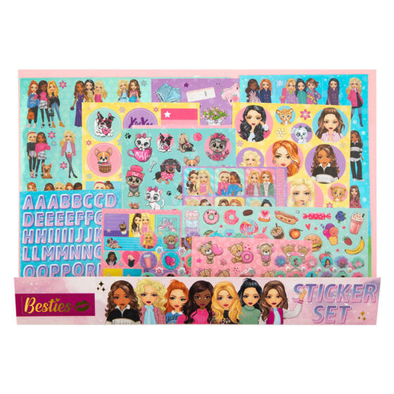 Besties kleebiste komplekt 14 lehte, 300+ tk