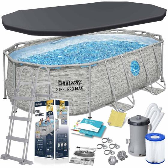 Bestway 56714N 427 x 250 x 100 cm 12-in-1 Frame Pool