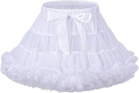 Bebe Basic Tu-Tu Luxury Skirt White Art.288185 Super kuplie svārciņi princesēm