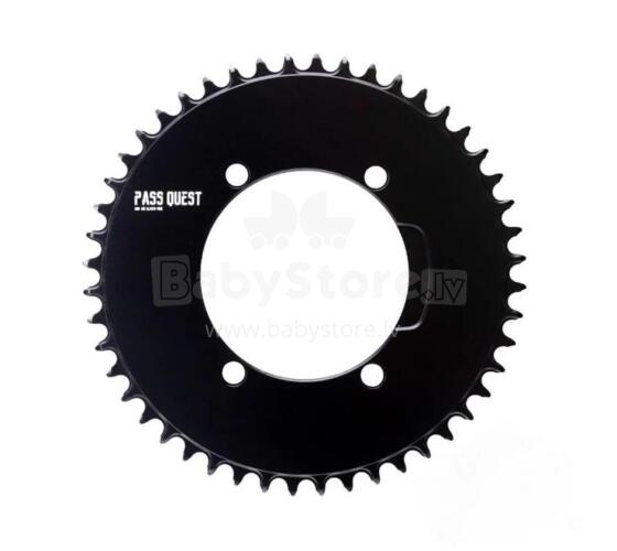 AERO Black 46T 1X Chainring,  110BCD