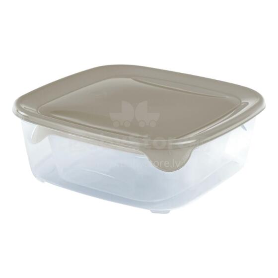 Food container set 3 pcs. rectangle 0.25+0.8+1.7L Fresh&amp;amp;Go beige