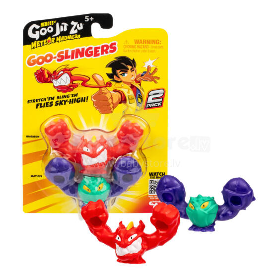 HEROES OF GOO JIT ZU Meteor Madness Goo Slingers 2 Pack