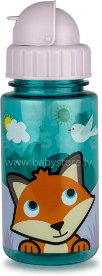 Tum Tum Watter Bottle Art.288461 Fox Felicity Portable drinking cup with straw 400 ml.