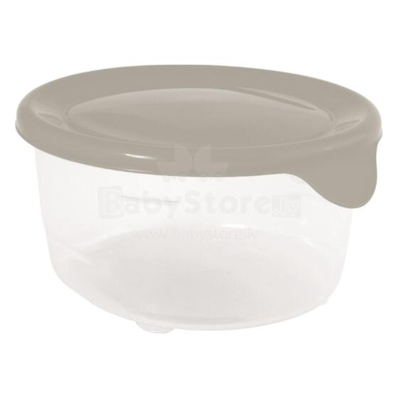 Food container round 0.5L Fresh&amp;amp;Go beige