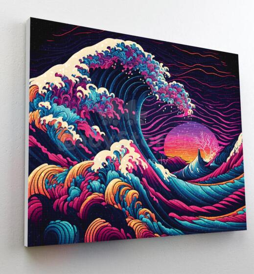 Splat Planet Diamond Puzzle BIG WAVE 30x40 cm