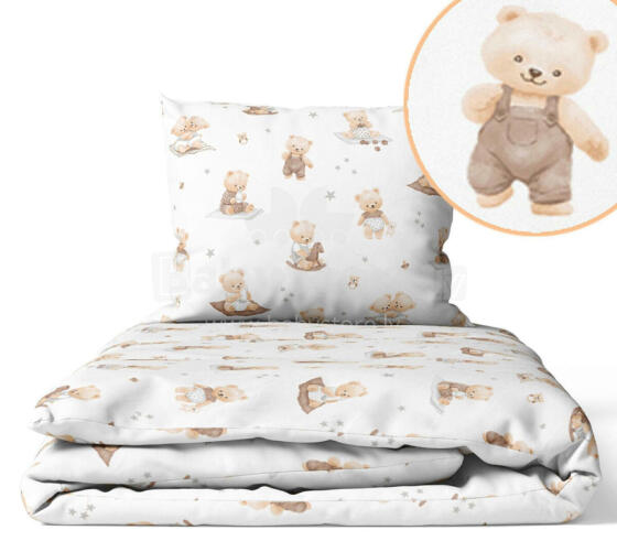 Cover set -  2 pcs - 135x100, 40x60 - BABY BEARS