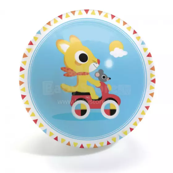 Djeco Cute Race Art.DJ00104 rubber ball
