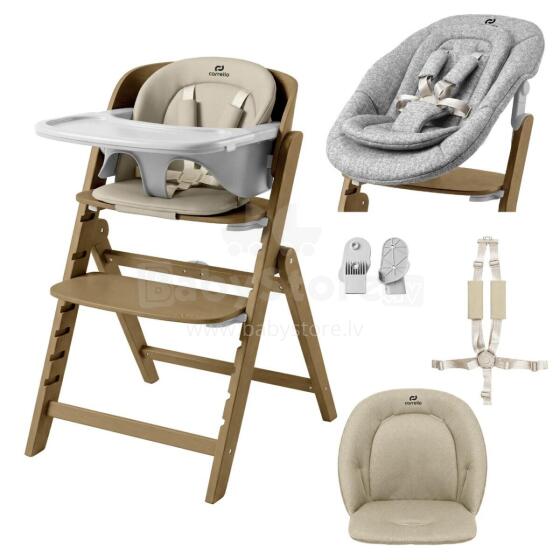 Высокий стул Carrello Focus CRL-16801 Croissant Beige