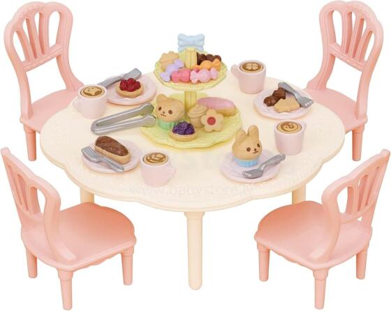 Sylvanian Coffee and Cake Set Art.5742 Kafijas un kūkas komplekts - Leļļu namiņu mēbeles