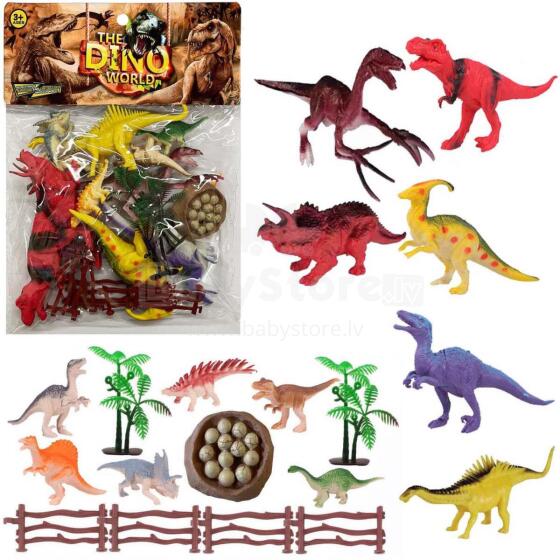 ZESTAW DINOZAURY 19 ELEMENTÓW