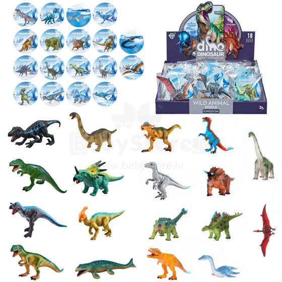 FIGURKA DINOZAURA 18 WZORÓW