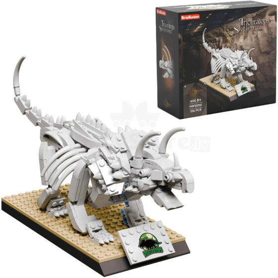 KLOCKI SZKIELET DINOZAUR TRICERATOPS 356