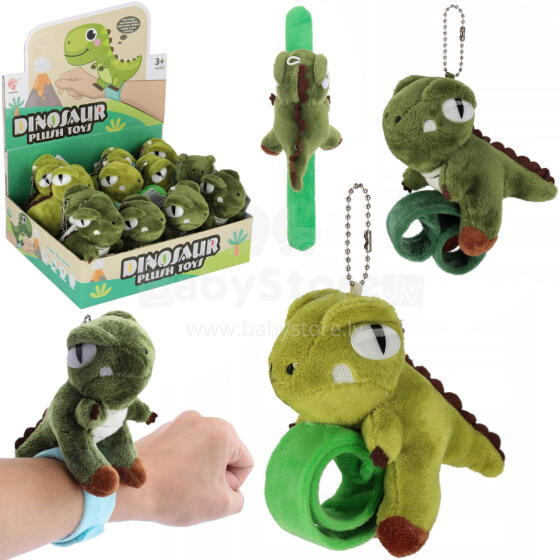 DINOZAUR PLUSZOWY OPASKA NA RĘKĘ 2 KOLOR