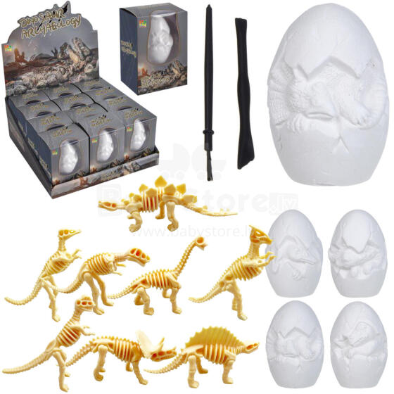 WYKOPALISKA PALEONTOLOG DINOZAUR W JAJKU