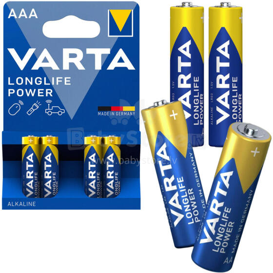 BATERIA ALKALICZNA VARTA LR03/AAA 4 SZT