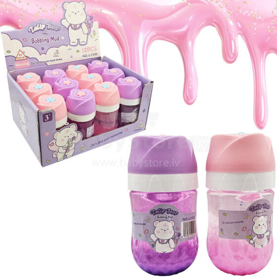 MASA MAGICZNA SLIME BROKATOWA RÓŻA