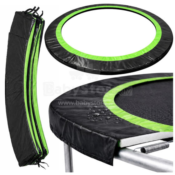 Lean Spring Pad for Trampoline Black 305-312 cm 10 ft