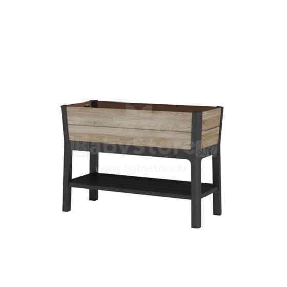 Flower pot Deco Elevated Garden Bed 48L Ashwood