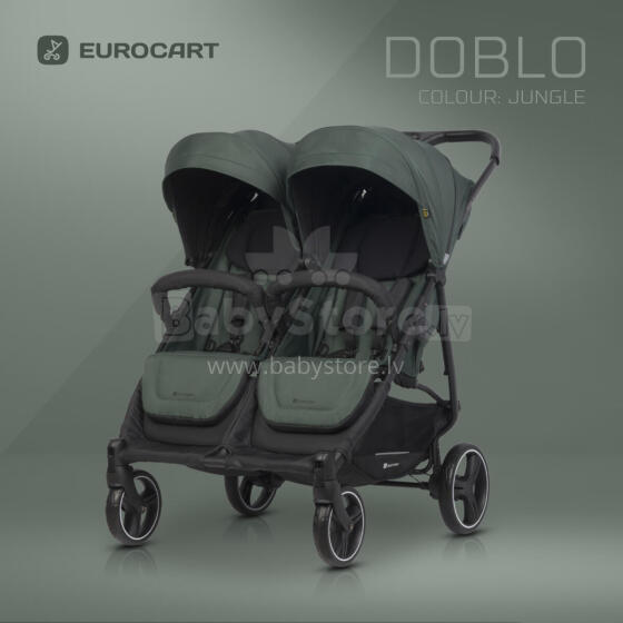 EURO-CART Double Stroller DOBLO JUNGLE