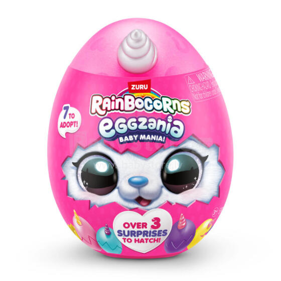RAINBOCORNS Mini Plush Toy in Egg, assort., 92111TQ1
