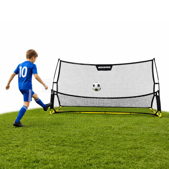 Rebounder dual-sided football training trainer for shooting practice 220x120 cm, MOVEPRO