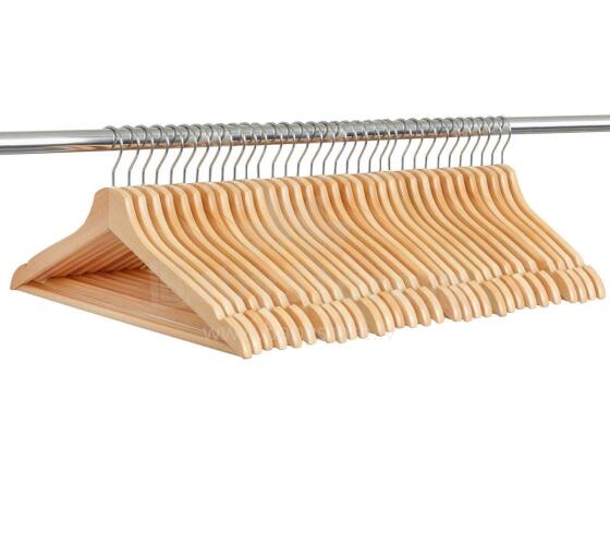 Wooden hangers HG0086 30 pcs.