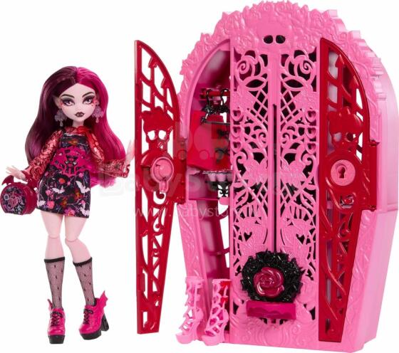 Monster High Skulltimate Secrets: Garden Mysteries – Draculaura Doll & Magical Wardrobe Set