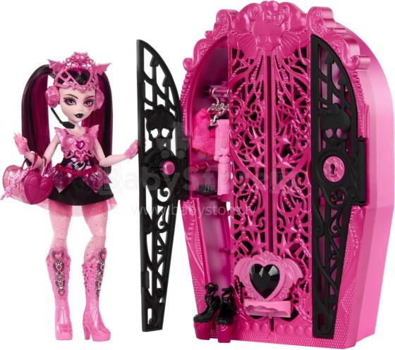 Monster High Skulltimate Secrets – Monster Mysteries Draculaura Wardrobe Set (19+ Surprises)
