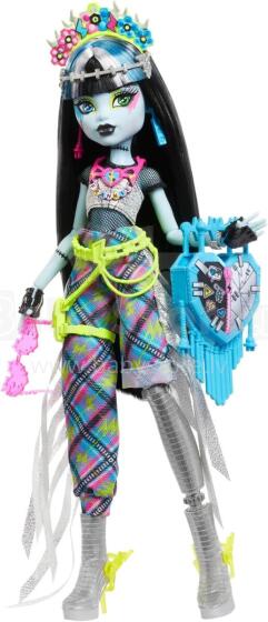 Monster High Frankie Stein lelle – festivāla stila tērps ar aksesuāriem