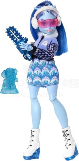 Monster High Fearbook Abbey Bominable – Art Club Doll with College Jacket, Yearbook & Creative Accessories