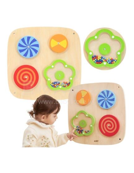 VIGA Wooden Wall Panel - Spinning Patterns