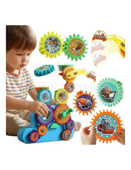 WOOPIE Interactive Construction Blocks Gears 18 pcs