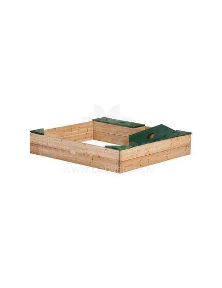 AXI Wooden Sandbox + Storage for Accessories + Cover