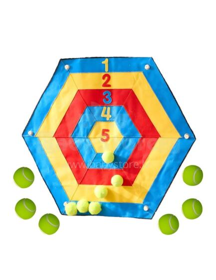 MASTERKIDZ Hexagonal Target with Velcro for Target Throwing for STEM Board