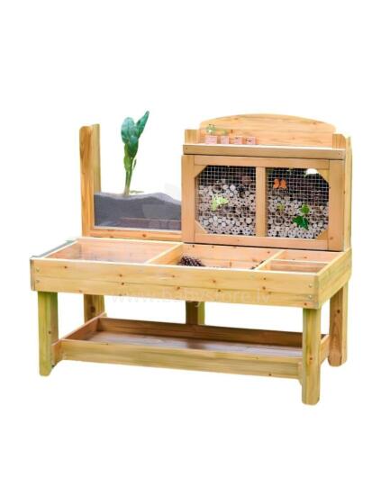MASTERKIDZ Observation Table Garden Research Station for Insects and Plants